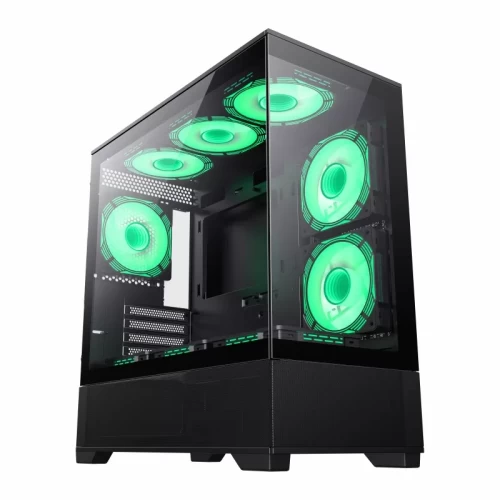6075 全景房 mATX 黑色