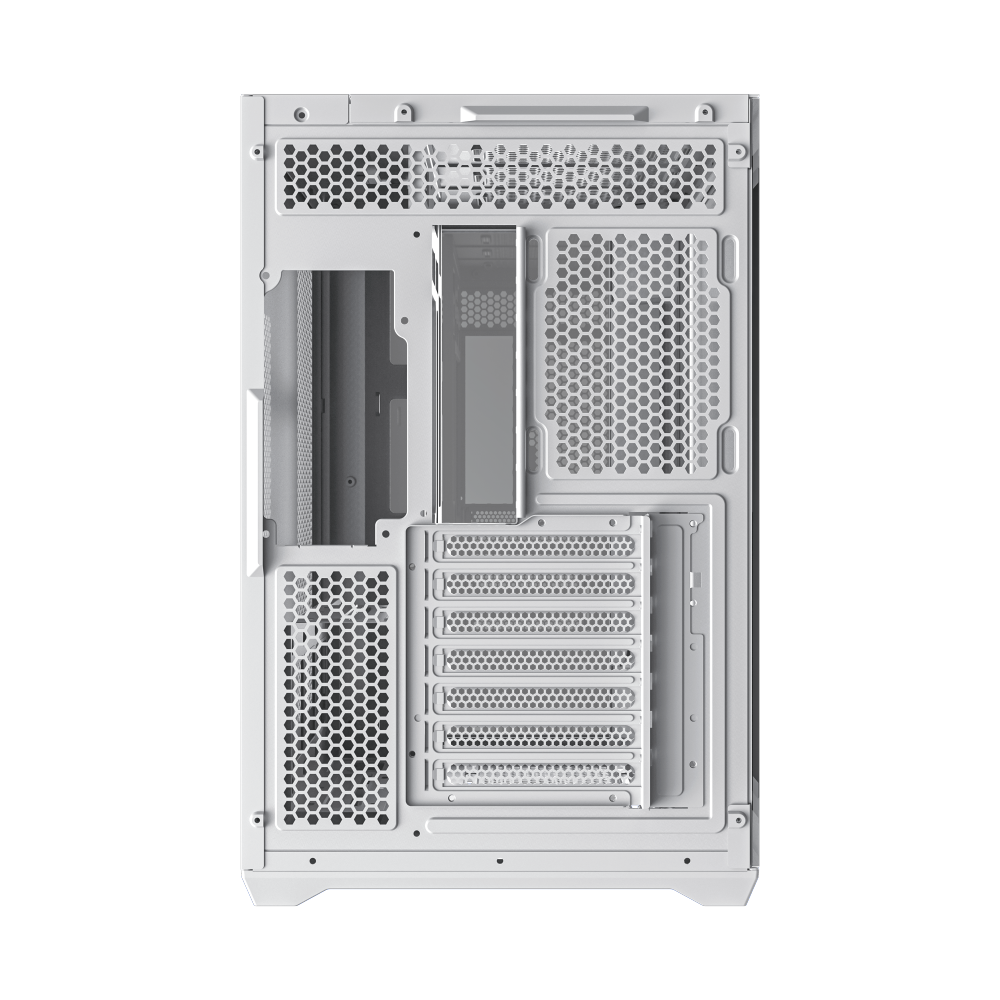 Gaming PC Case with 3 Tempered Glass LCD Screen